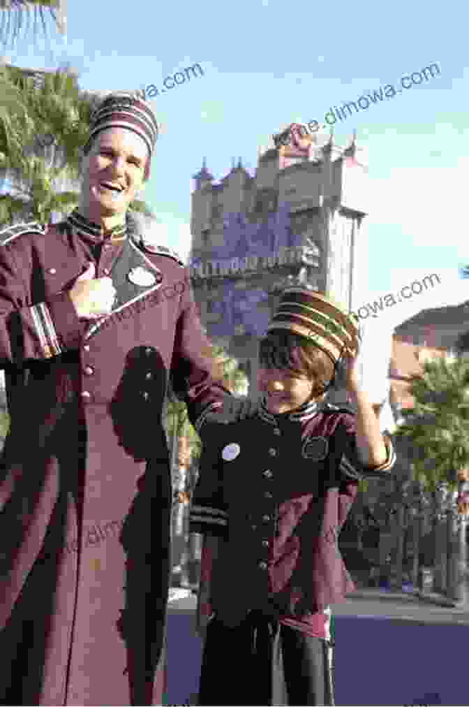 A Cast Member Poses In Front Of The Hollywood Tower Hotel Brittany Earns Her Ears: My Secret Walt Disney World Cast Member Diary (Earning Your Ears 5)