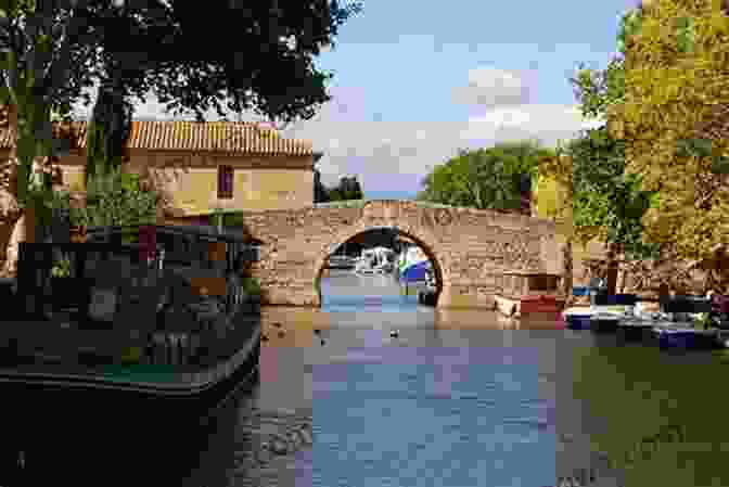 Boat Cruising Along Canal Du Midi, With Vineyards And Countryside In The Background The Plastic Butterfly: Meanderings On The Canal De La Garonne And Canal Du Midi