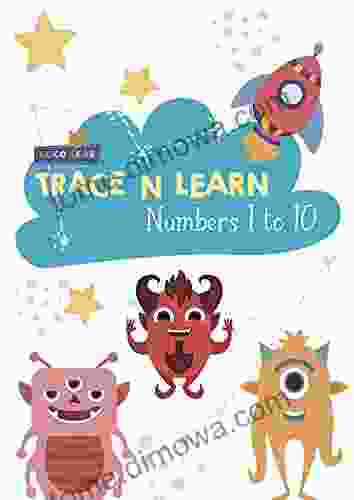 Trace N Learn Numbers 1 To 10: Digital Worksheets For Kids